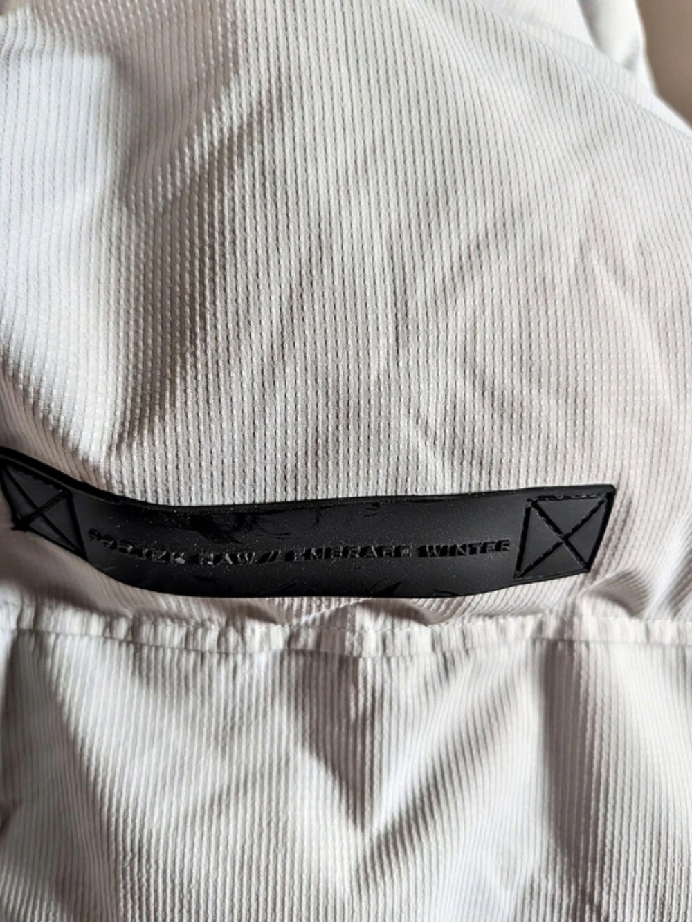 Project Ryu White Hooded Puffer Jacket XL Used - Picture 6 of 8